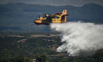 Σε ύφεση η πυρκαγιά στη Βάρης-Κορωπίου σύμφωνα με την Πυροσβεστική 