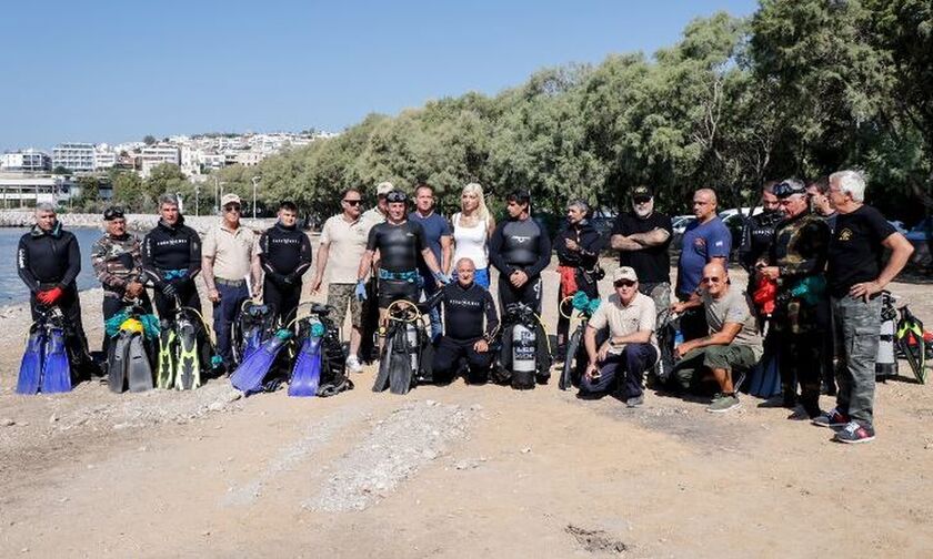 Εθελοντικός καθαρισμός του βυθού στο ΣΕΦ από τον Σύνδεσμο Ελλήνων Βατραχανθρώπων (pics-vid) 