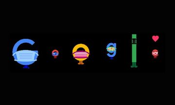 H Google μας... μαλώνει με doodle: Φορέστε μάσκα. Σώστε ζωές