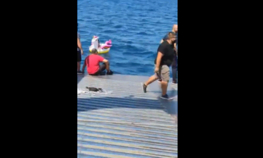 Αντίρριο: Ferry boat διέσωσε παιδί - Τα ρεύματα παρέσυραν το σωσίβιό του - Το βίντεο της διάσωσης