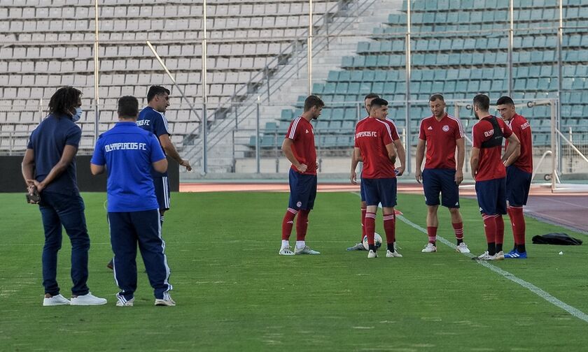 Ολυμπιακός: Η τελευταία προπόνηση των παικτών του Μαρτίνς πριν τον τελικό με ΑΕΚ (vid)