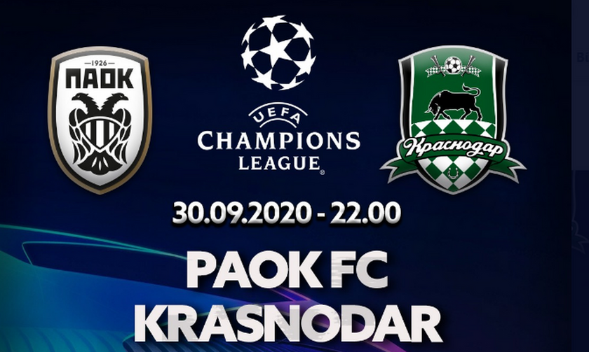 Paok vs krasnodar online live stream