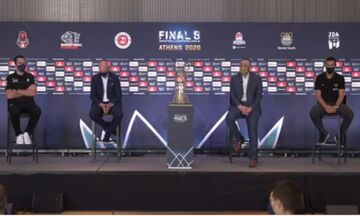 Live Streaming : Η συνέντευξη Τύπου για τον τελικό του BCL, ΑΕΚ - Μπούργος