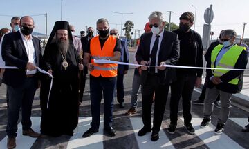 Παραδόθηκε το νέο οδικό τμήμα της Παλιάς Εθνικής Οδού Αθηνών-Θηβών