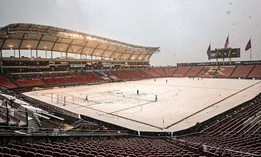 Χιόνι σε αγώνα του MLS (vid, pics)