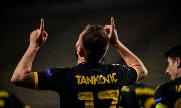 Τάνκοβιτς: «Δεν έχω μετανιώσει που επέλεξα την ΑΕΚ- Το Europa League ήταν ένας από τους λόγους»
