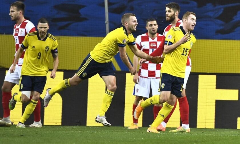 Nations League: Έτσι προηγήθηκε με 2-0 η Σουηδία της Κροατίας (vid)!