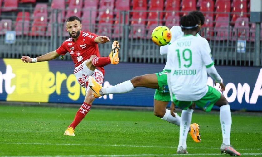 Ligue 1: Tεσσάρα (4-1) η Μπρεστ στην Σεντ Ετιέν (highlights)!