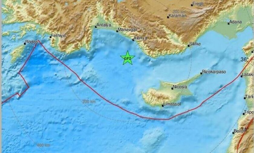 Σεισμός στην Τουρκία - Έγινε ιδιαίτερα αισθητός στη Ρόδο