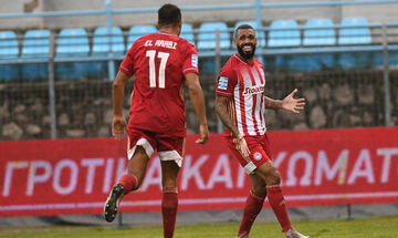 Λαμία-Ολυμπιακός: Η γκολάρα του Εμβιλά και το 0-3 από τον Ελ Αραμπί (vids)