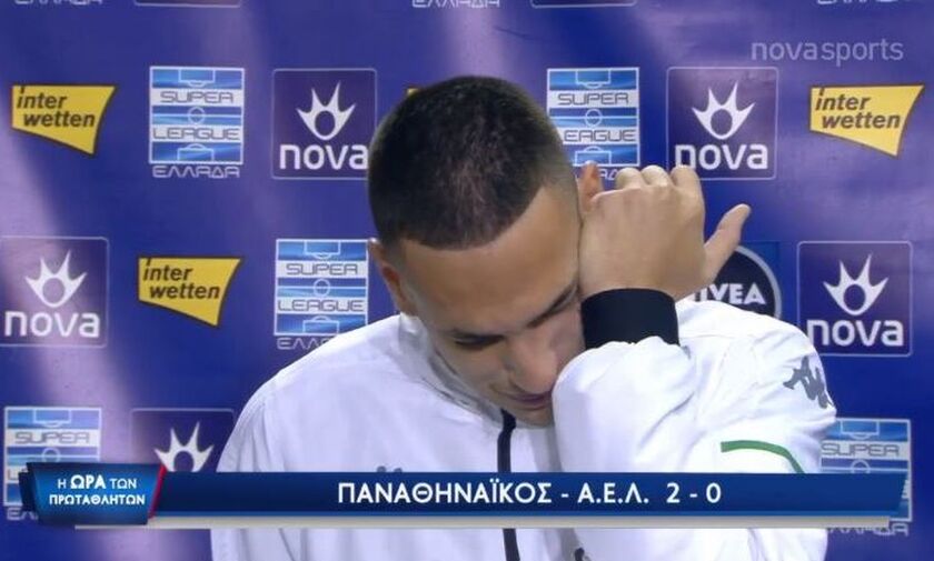 Παναθηναϊκός-ΑΕΛ 2-0: Ξέσπασε σε κλάματα ο Εμμανουηλίδης (vid)