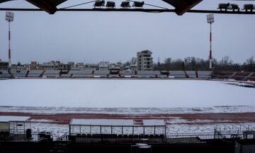 Super League: Χιόνι σε «Θ. Κολοκοτρώνης» και Αλκαζάρ (pics) - Πρόγνωση καιρού σε Τρίπολη και Λάρισα 
