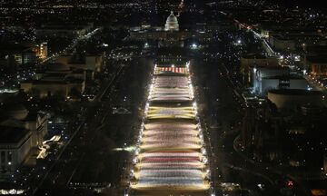 Έτσι ορκίζεται ο Μπάιντεν: 25.000 στρατιώτες, 200.000 σημαίες, δημοσιογράφοι με αλεξίσφαιρα