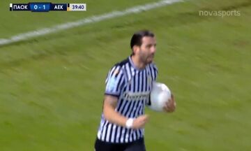 ΠΑΟΚ-ΑΕΚ: Το γκολ του Κρέσπο για το 1-1 (vid)