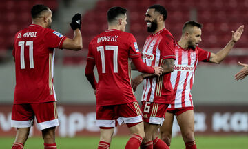 Ολυμπιακός - ΠΑΟΚ 3-0: Οι «ερυθρόλευκοι» πανηγυρισμοί και τα εύσημα Μαρινάκη (vid)
