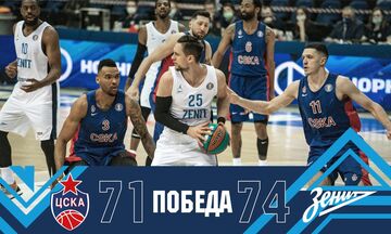 ΤΣΣΚΑ-Ζενίτ 71-74: Ο Κλάινμπερν επέστρεψε, αλλά… δεν γέλασε! (Highlights)