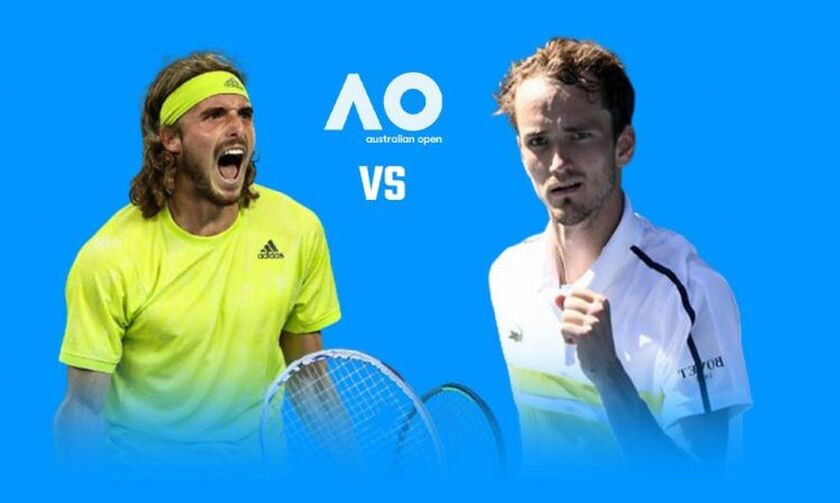 Australian Open: Εκτός τελικού ο Τσιτσιπάς, έχασε 0-3 από τον Μεντβέντεφ