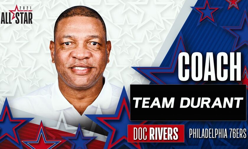 ΝΒΑ All Star Game : Προπονητής, στην «ομάδα Ντουράντ» του Αντετοκούνμπο, ο Ντοκ Ρίβερς 