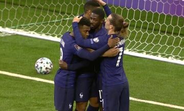 Καζακστάν - Γαλλία: Το 0-1 με σκόρερ τον Ντεμπελέ (vid)