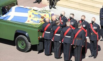 LIVE : Η κηδεία του πρίγκιπα Φιλίππου, Δούκα του Εδιμβούργου με την ελληνική σημαία 