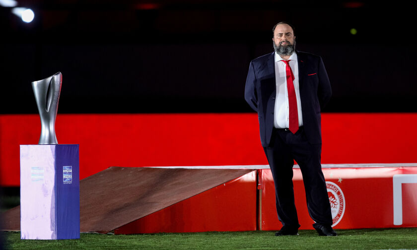 Ολυμπιακός: «Πήρε θέση» στην κερκίδα και ο Βαγγέλης Μαρινάκης