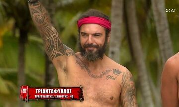 Survivor: Αποχώρησε ο Τριαντάφυλλος από το παιχνίδι επιβίωσης του ΣΚΑΪ! (vids)