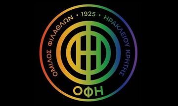 Πρωτοπορεί ο ΟΦΗ: Άλλαξε τα χρώματα στο σήμα του για να στηρίξει την ΛΟΑΤΚΙ+ κοινότητα
