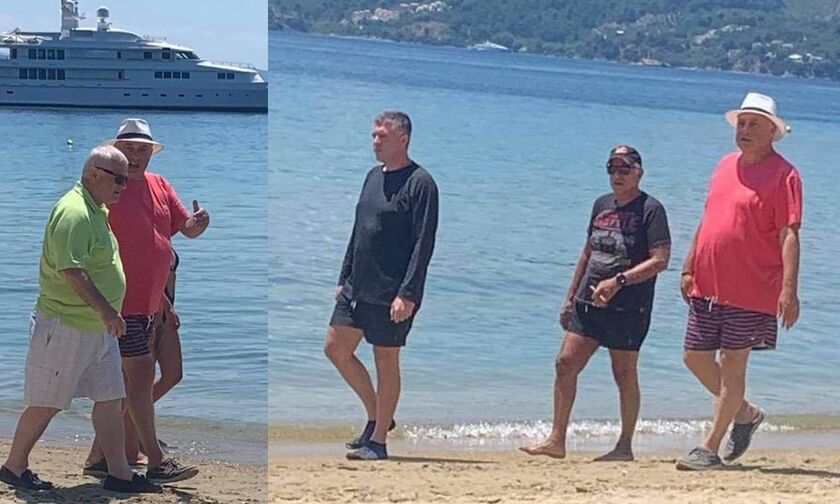 Μελισσανίδης, Κοπελούζος στο beach bar του Μπέου στη Σκιάθο (pics)