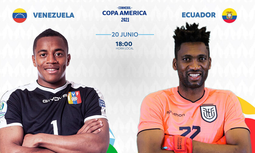 Copa America 2021: Live Streaming: Βενεζουέλα - Εκουαδόρ (00:00) 