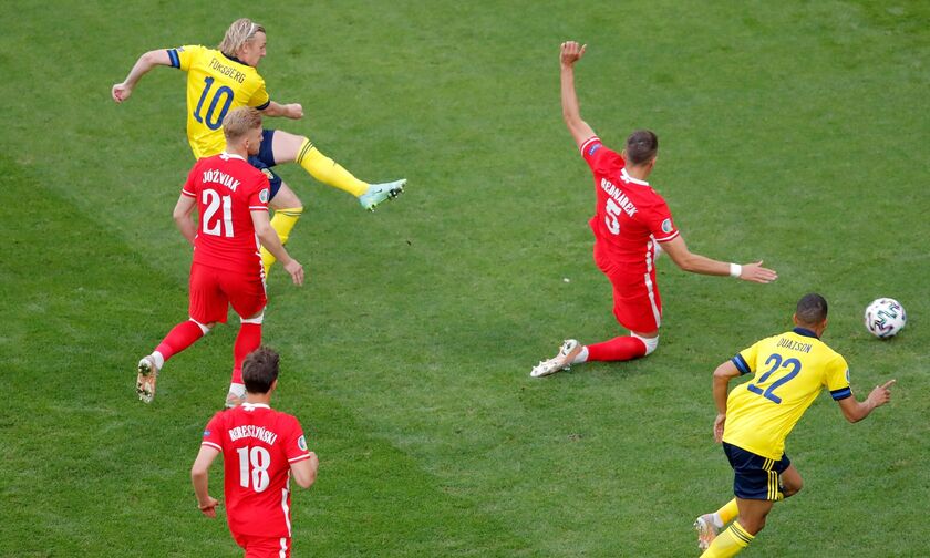 Euro 2020: Σουηδία - Πολωνία 3-2: Γκολ και οφάσεις του αγώνα