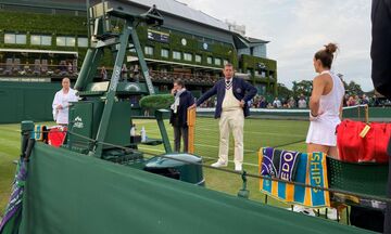 Wimbledon: Διακόπηκε ο αγώνας της Σάκκαρη - Συνεχίζεται αύριο 