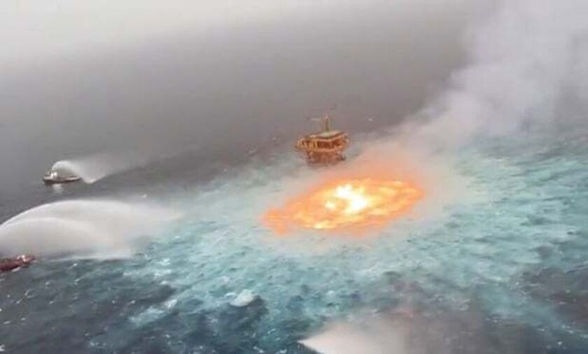 Μεξικό: Κατασβέστηκε φωτιά στην επιφάνεια του ωκεανού