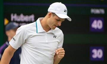 Wimbledon: Απίθανος Χούρκατς, νίκησε τον Μεντβέντεφ, παίζει με Φέντερερ στους «8»