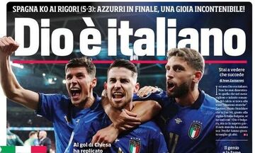 Euro 2020 - Iταλικός Τύπος: «Ο Θεός είναι Ιταλός»