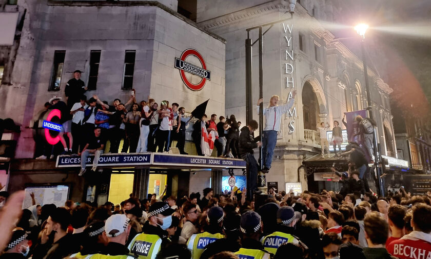 Euro 2020: Συλλήψεις στο Λονδίνο κατά την διάρκεια των πανηγυρισμών!