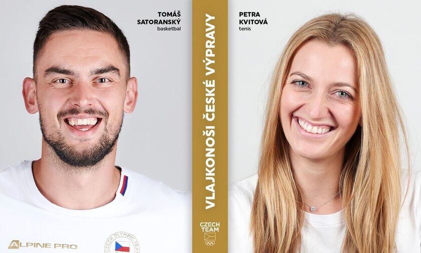 Ολυμπιακοί Αγώνες 2020: Σημαιοφόροι της Τσεχίας οι Σατοράνσκι και Κβίτοβα