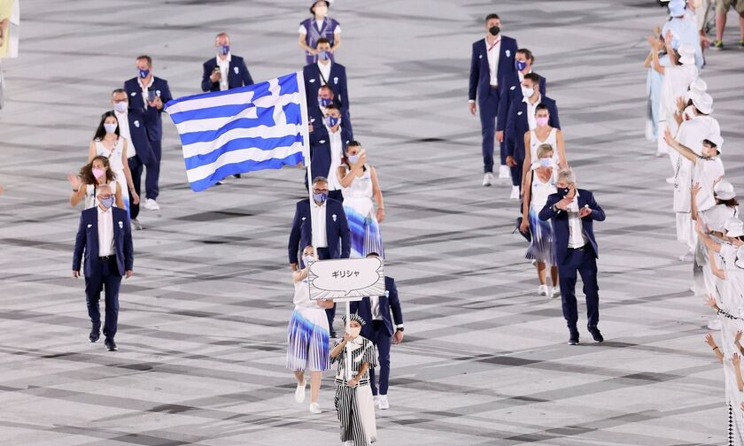 Ολυμπιακοί Αγώνες 2020: Η είσοδος της Ελλάδας στην τελετή έναρξης (vid) 
