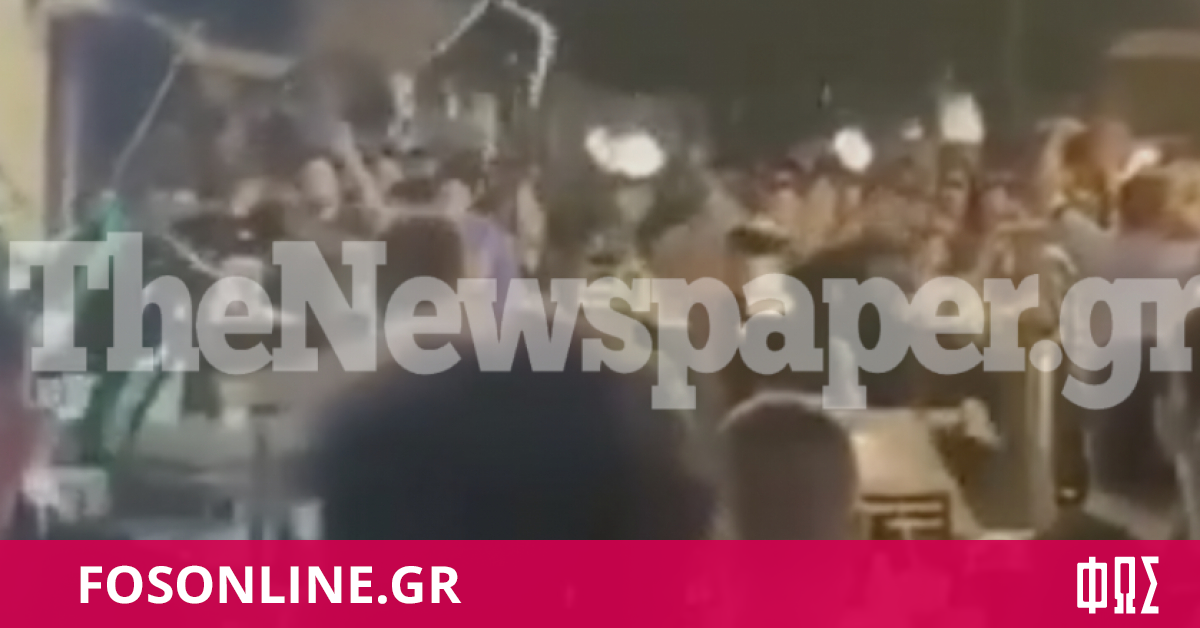 Βόλος: Άγρια συμπλοκή σε μπαρ (vid)
