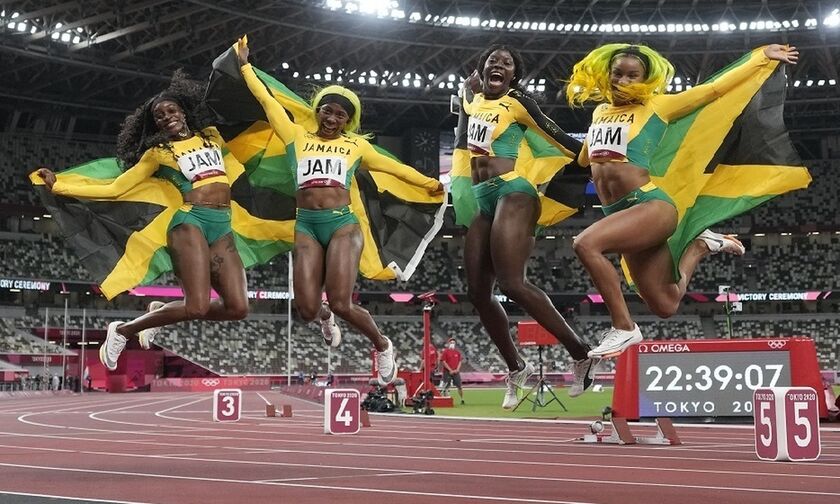 Ολυμπιακοί Αγώνες 2020: Η Τζαμάικα νίκησε τις ΗΠΑ στα 4Χ100μ. γυναικών! (vid)