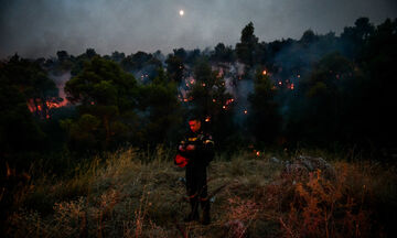 Βίλια: Για πέμπτη συνεχόμενη μέρα καίει η πυρκαγιά - Ολονύχτια μάχη με τις φλόγες