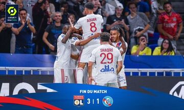 Ligue 1: Δεύτερη νίκη η Λιόν, υψηλές «πτήσεις» η Νις, 2-0 τη Ναντ