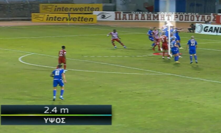 Λαμία - Ολυμπιακός: Ο Σισέ σκόραρε σε ύψος 2,4 μέτρα (vid)