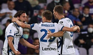 Serie A: Με ανατροπή το «διπλό» (3-1) της Ίντερ κόντρα στη Φιορεντίνα (highlights)!