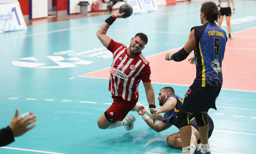 Handball Premier: Άνετη νίκη για τον Ολυμπιακό επί του Άρη Νίκαιας με 35-25