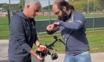 Μουρίνιο: Χρήση drone στη Ρόμα ενόψει του Κυριακάτικου (17/10) αγώνα με τη Γιουβέντους (vid)