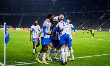 Bundesliga: Η Χέρτα κράτησε τη Ντόρτμουντ στο -9 από τη Μπάγερν (3-2)