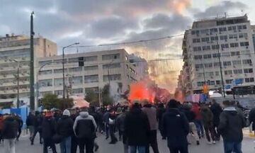 Συγκέντρωση διαμαρτυρίας από τη Θύρα 7 κατά των μέτρων της κυβέρνησης