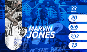 Basket League: Ο Μάρβιν Τζόουνς MVP της 12ης αγωνιστικής