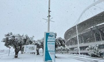 Παραμένει το χιόνι στο ΟΑΚΑ - Ανησυχία για το ΑΕΚ - Βόλος
