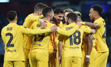 Europa League: Παρθενική νίκη και πρόκριση της Μπαρτσελόνα με τεσσάρα (4-2) στη Νάπολι! 